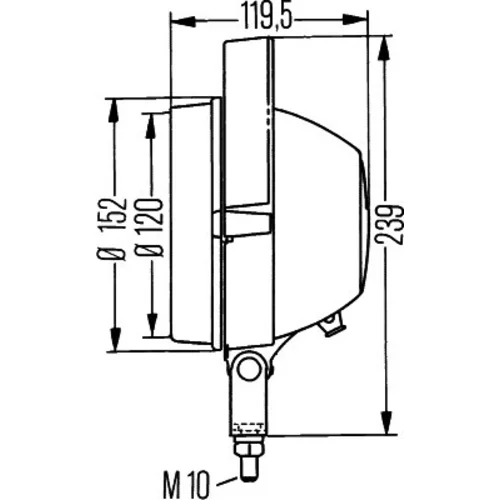 Pracovný svetlomet 1G3 005 760-031 /HELLA/ - obr. 3