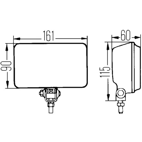 Hmlové svetlo 1NB 005 860-201 /HELLA/ - obr. 2