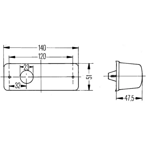 Prídavné smerové svetlo 2BM 006 692-021 /HELLA/ - obr. 2