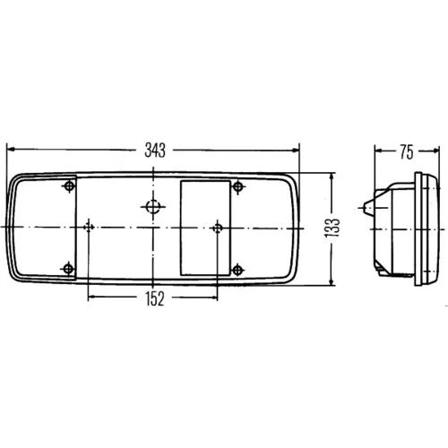 Zadné svetlo 2SK 003 567-321 /HELLA/ - obr. 2
