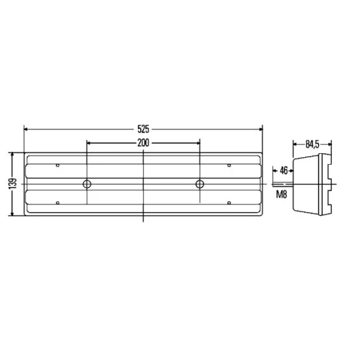 Zadné svetlo 2VD 007 500-091 /HELLA/ - obr. 1