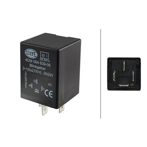 Prerušovač smerových svetiel 4DM 004 639-061 /HELLA/