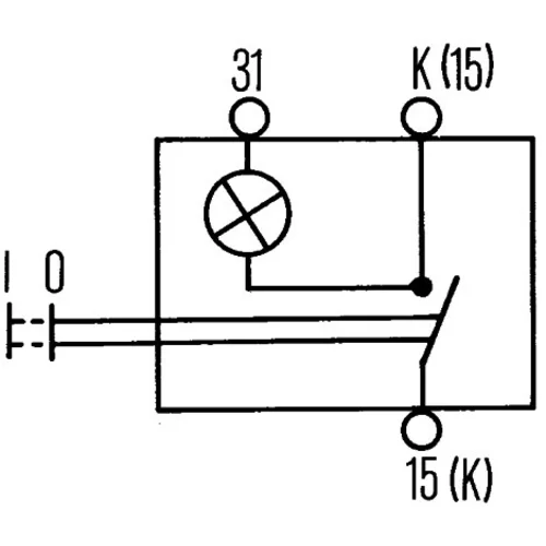 Spínač 6ED 004 778-021 /HELLA/ - obr. 2