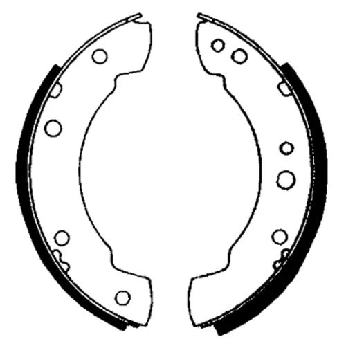 Sada brzdových čeľustí 8DB 355 000-541 /HELLA/ - obr. 1
