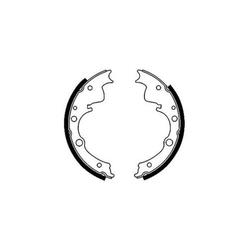 Sada brzdových čeľustí 8DB 355 000-751 /HELLA/ - obr. 1