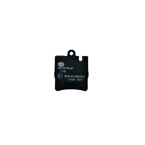 Sada brzdových platničiek kotúčovej brzdy 8DB 355 008-451 /HELLA/ - obr. 1