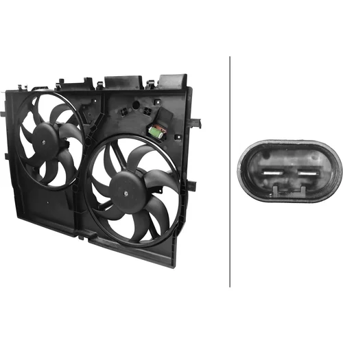 Ventilátor chladenia motora HELLA 8EW 366 420-181