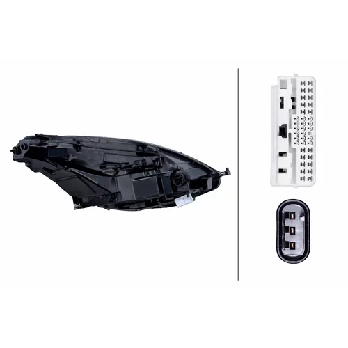 Hlavný svetlomet 1EX 015 319-711 /HELLA/ - obr. 1