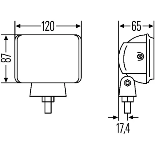 Diaľkový svetlomet 1FA 007 133-021 /HELLA/ - obr. 1
