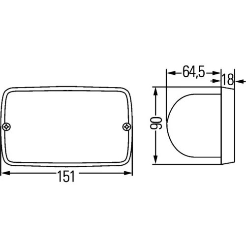 Pracovný svetlomet 1GA 005 060-337 /HELLA/ - obr. 1