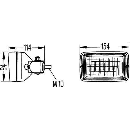 Pracovný svetlomet 1GA 006 875-001 /HELLA/ - obr. 3