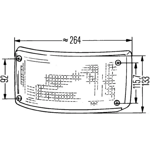 Smerové svetlo 2BA 005 603-001 /HELLA/ - obr. 2
