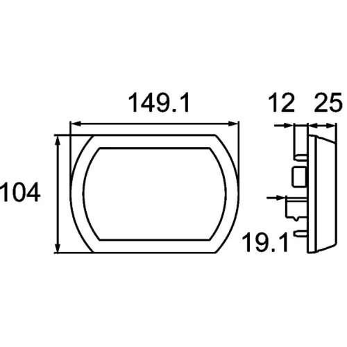 Smerové svetlo 2BA 013 330-007 /HELLA/ - obr. 2