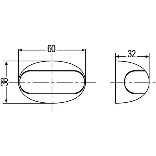 Obrysové svetlo 2XA 959 560-411 /HELLA/ - obr. 2