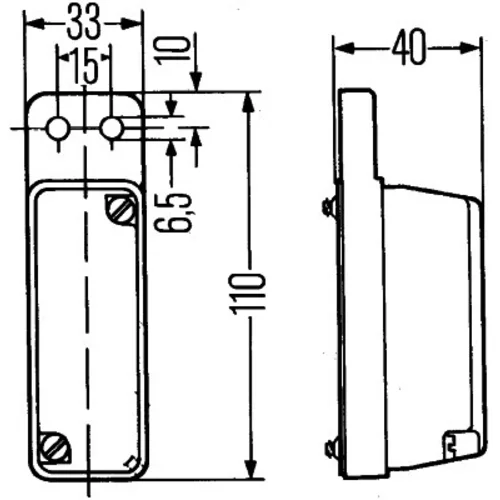 Obrysové svetlo 2XS 003 168-081 /HELLA/ - obr. 1