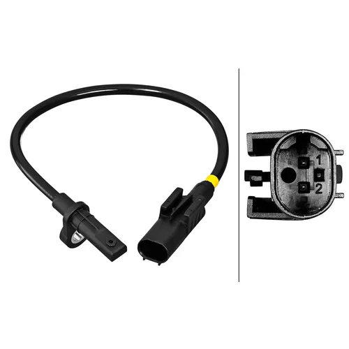 Snímač počtu otáčok kolesa HELLA 6PU 358 217-161
