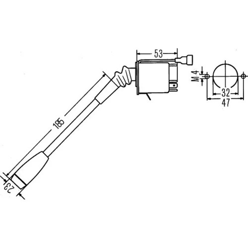 Spínač riadenia 6TA 003 394-017 /HELLA/ - obr. 1