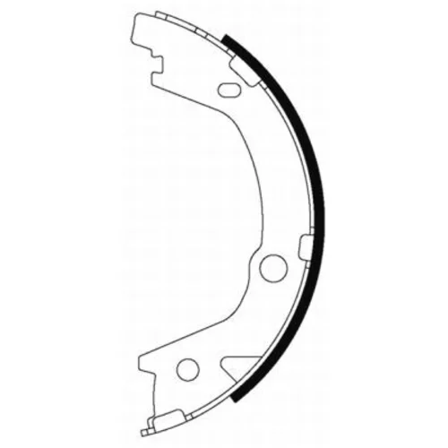 Sada brzd. čeľustí parkov. brzdy 8DA 355 050-141 /HELLA/ - obr. 1