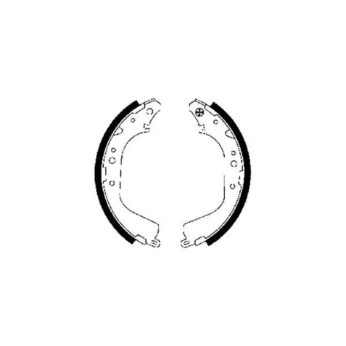 Sada brzdových čeľustí 8DB 355 002-131 /HELLA/ - obr. 1