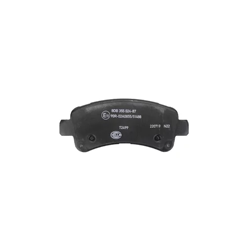 Sada brzdových platničiek kotúčovej brzdy 8DB 355 024-871 /HELLA/ - obr. 1