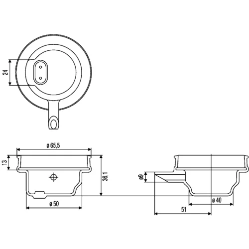 Krytka diaľkového svetlometu 9GH 145 943-001 /HELLA/ - obr. 2