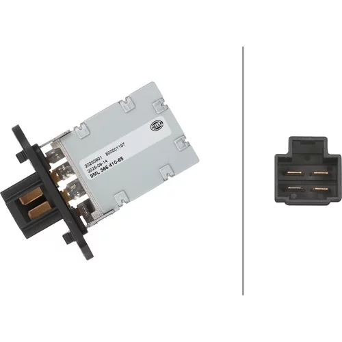 Odpor vnútorného ventilátora HELLA 9ML 366 410-651