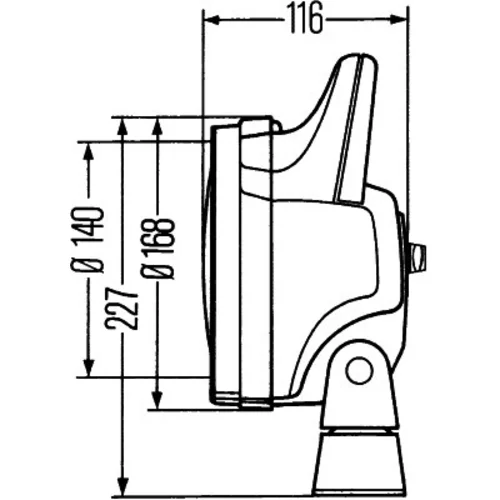 Pracovný svetlomet 1G4 003 470-001 /HELLA/ - obr. 3