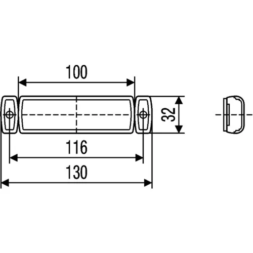Bočné obrysové svetlo 2PS 008 645-311 /HELLA/ - obr. 3