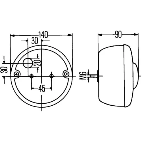 Zadné svetlo 2SD 001 686-101 /HELLA/ - obr. 2
