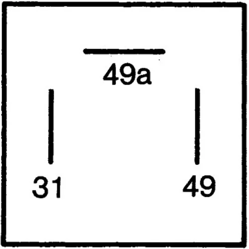 Prerušovač smerových svetiel 4DB 003 750-717 /HELLA/ - obr. 2