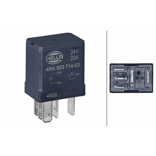 Relé pracovného prúdu HELLA 4RA 933 714-631