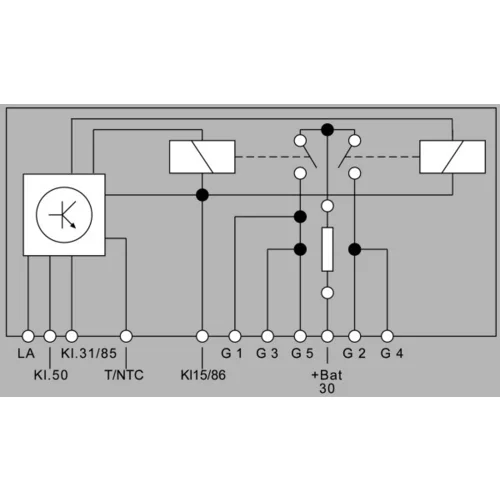 Riadiaca jednotka času žeravenia 4RV 008 188-061 /HELLA/ - obr. 1