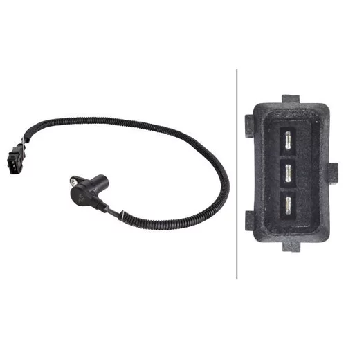 Snímač impulzov kľukového hriadeľa HELLA 6PU 009 146-491