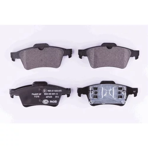 Sada brzdových platničiek kotúčovej brzdy 8DB 355 009-121 /HELLA/ - obr. 1