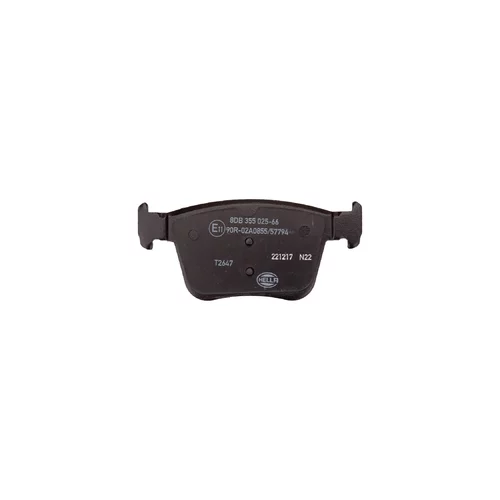 Sada brzdových platničiek kotúčovej brzdy 8DB 355 025-661 /HELLA/ - obr. 1