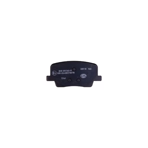 Sada brzdových platničiek kotúčovej brzdy 8DB 355 040-511 /HELLA/ - obr. 1