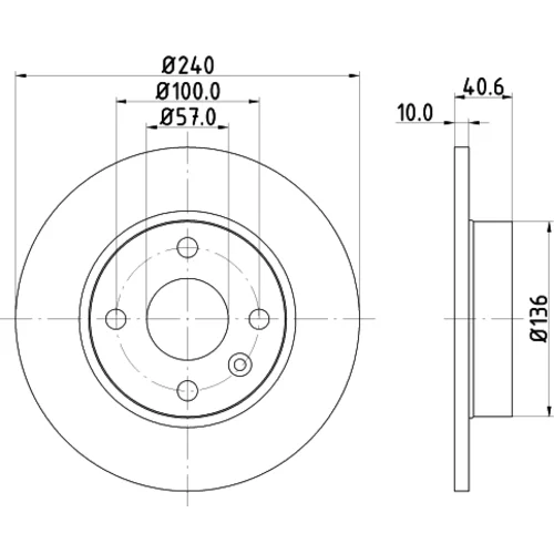 Brzdový kotúč 8DD 355 108-251 /HELLA/ - obr. 3