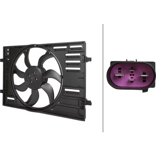 Ventilátor chladenia motora HELLA 8EW 366 420-401