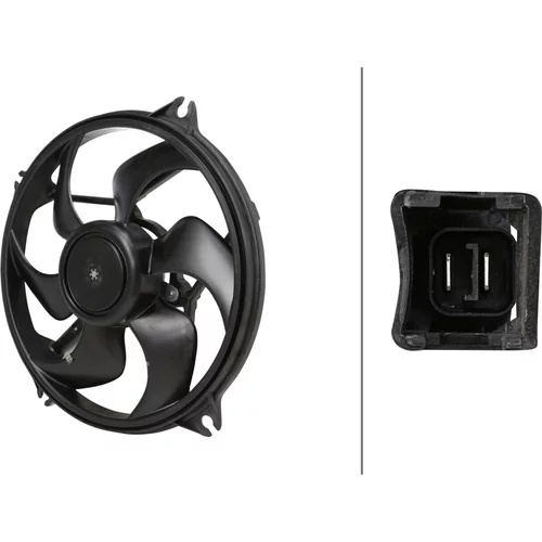 Ventilátor chladenia motora HELLA 8EW 366 420-551