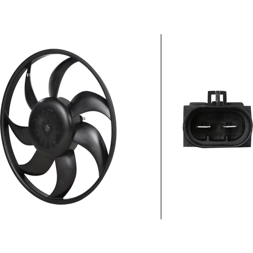 Ventilátor chladenia motora HELLA 8EW 366 421-171