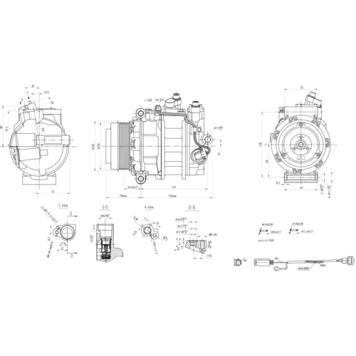Kompresor klimatizácie 8FK 366 200-861 /HELLA/ - obr. 5