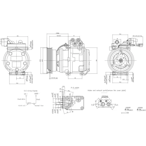 Kompresor klimatizácie HELLA 8FK 366 202-051