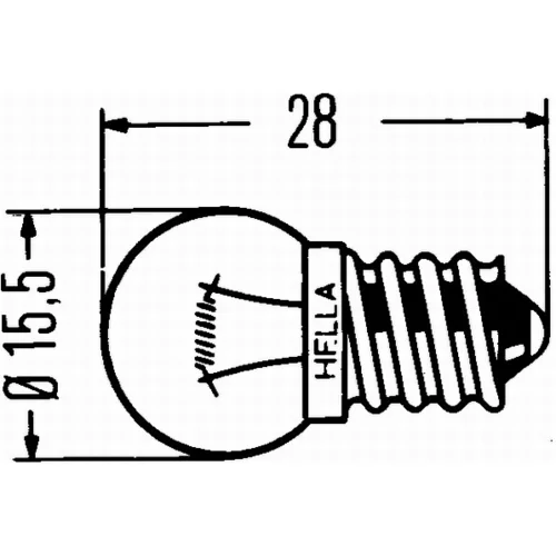 Žiarovka pre smerové svetlo 8GP 002 096-061 /HELLA/ - obr. 1