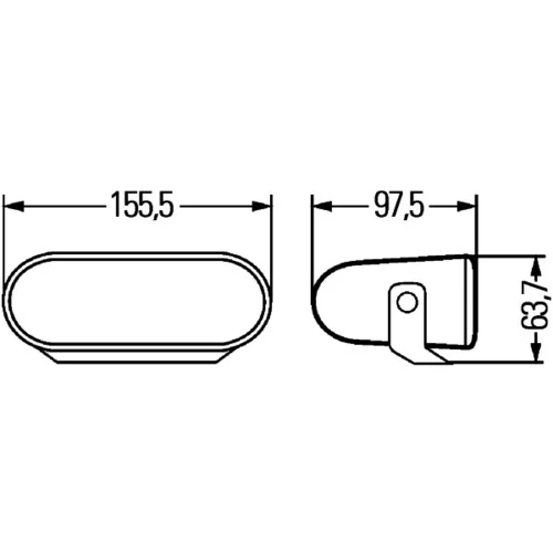 Diaľkový svetlomet 1FA 008 284-011 /HELLA/ - obr. 2