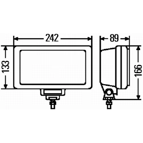 Diaľkový svetlomet 1FE 006 300-001 /HELLA/ - obr. 2