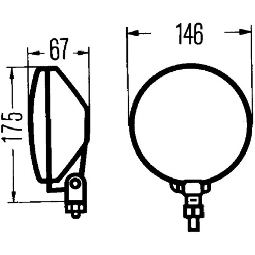 Výstražná kontrolka 2XD 003 410-301 /HELLA/ - obr. 1