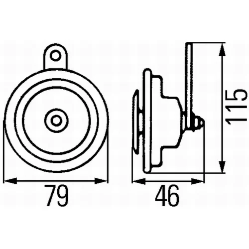 Húkačka 3AL 007 425-791 /HELLA/ - obr. 1