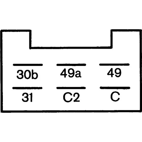 Prerušovač smerových svetiel 4DW 003 944-071 /HELLA/ - obr. 2