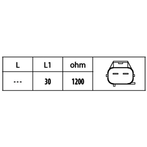 Snímač polohy vačkového hriadeľa 6PU 009 146-621 /HELLA/ - obr. 1