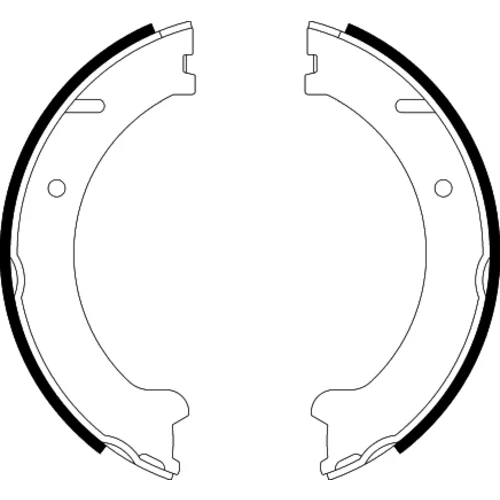 Sada brzd. čeľustí parkov. brzdy 8DA 355 050-581 /HELLA/ - obr. 3